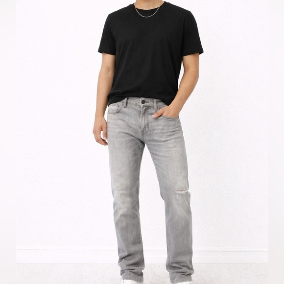 PAIGE Other - PAIGE Federal Slim Straight Gray Jeans Men’s Size 34 Made in USA Stretch Denim